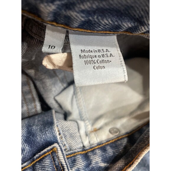 Calvin Klein Women’s Vintage Embellished Straight Jeans size 10 Made in USA - Picture 7 of 8